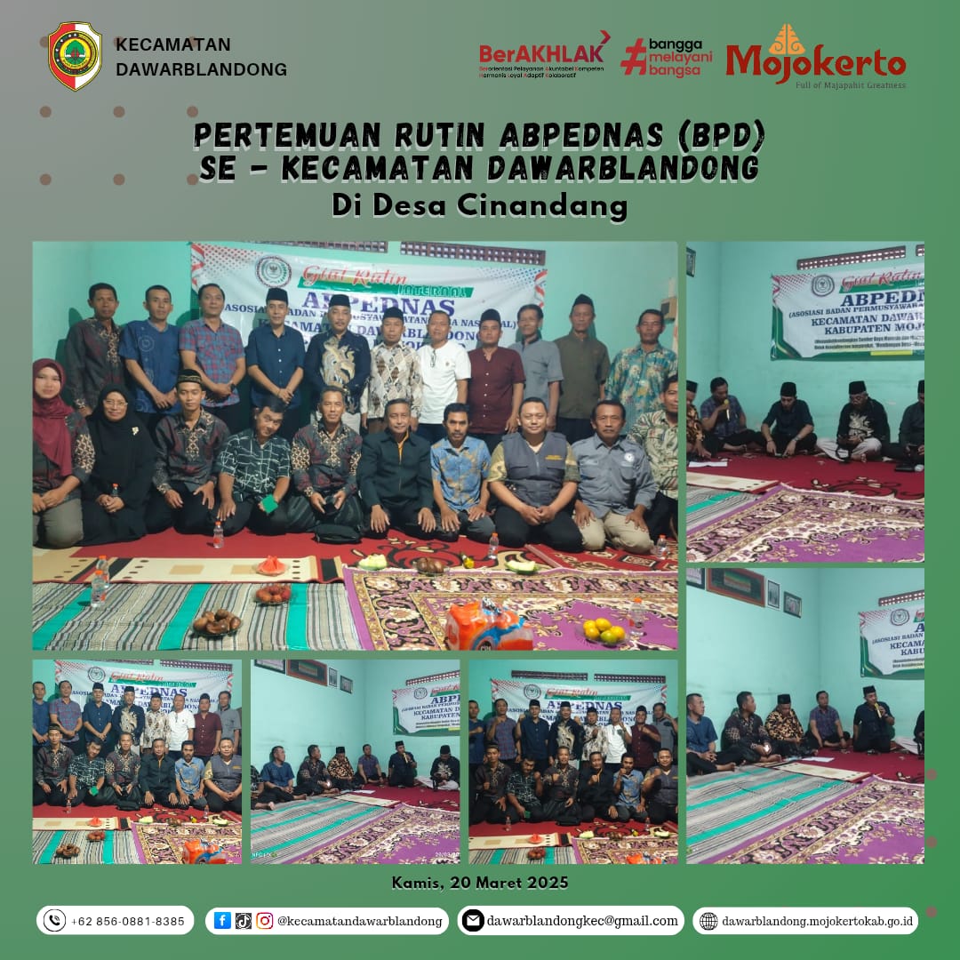ABPEDNAS (BPD) se-Kecamatan Dawarblandong